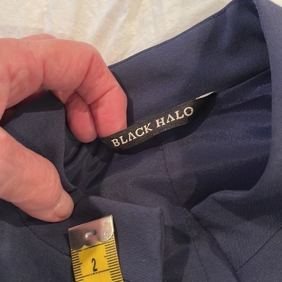 Black Halo blue dress. - Picture 9 of 10